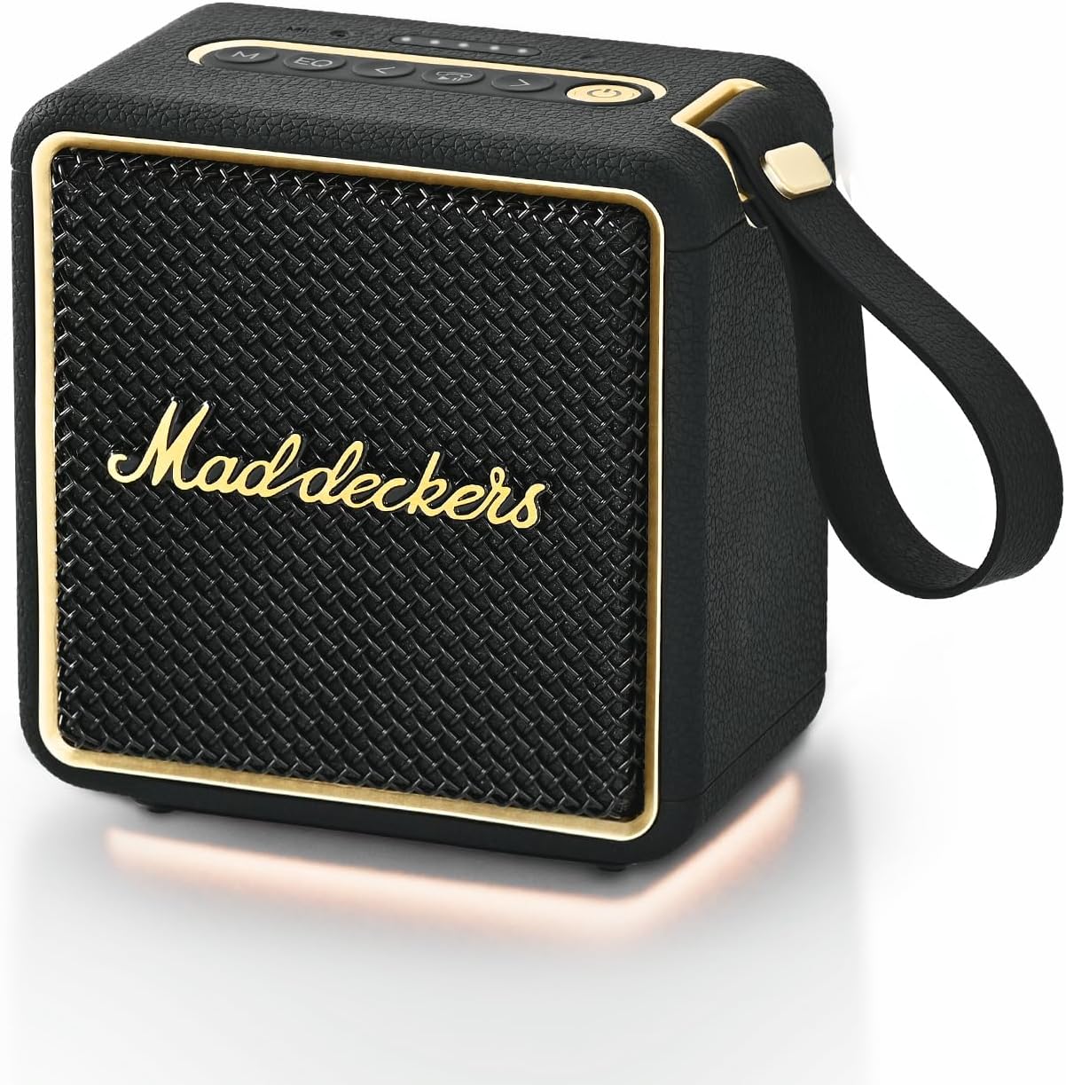 MADDECKERS MG II black and brass Bluetooth speaker